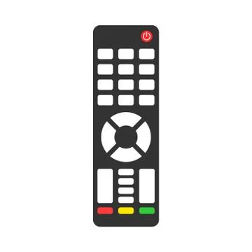 Remote control icon in flat style. Infrared controller vector illustration on 스톡 일러스트