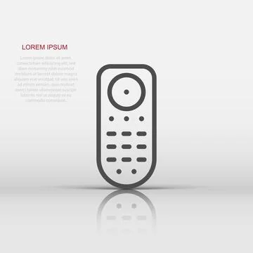 Remote control icon in flat style. Infrared controller vector illustration .. Stockillustratie