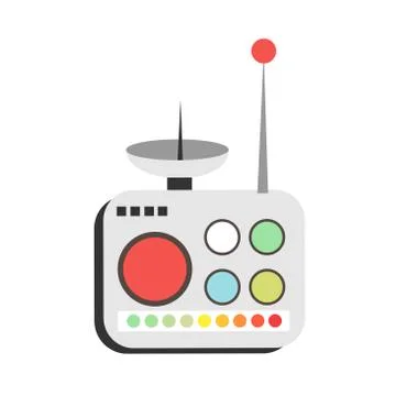 Remote control. Infrared controller symbol. Time Machine. Stock Illustration