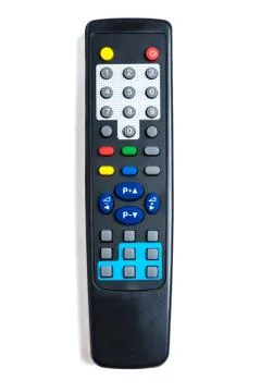 Remote Control isolated on a white background Stock Photos