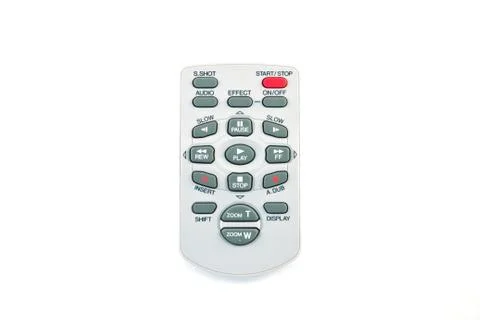 Remote control isolated on the white background Stock-Fotos