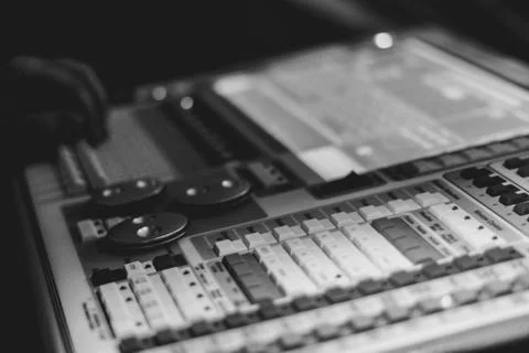 Remote control light spotlight Stock Photos