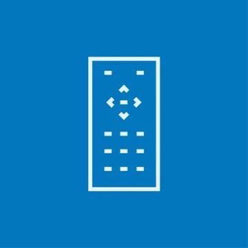Remote control line icon Illustrazione stock