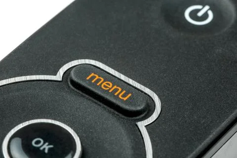 Remote control of media player Stock Photos