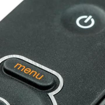 Remote control of media player Stock Photos