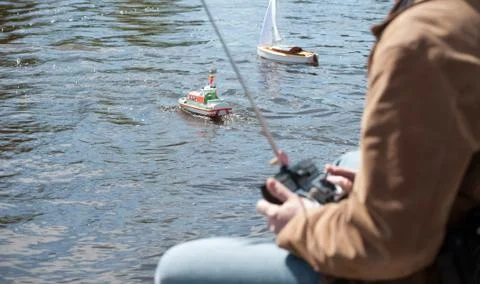 Remote control Model ship Stock Photos