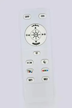 Remote control over white background. Stock Photos