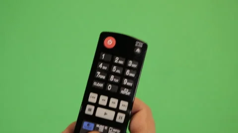 Remote control, press the stop Video stock 41142586