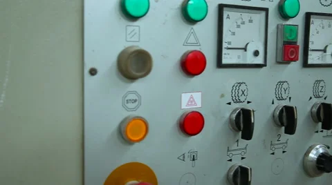 Remote control in production Video stock 63572775