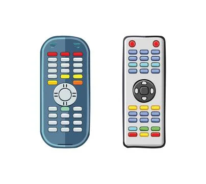 A Remote control simple illustration Illustrazione stock