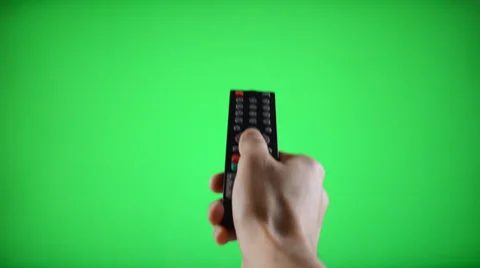 Remote control television changing three channels Vidéo 37819147