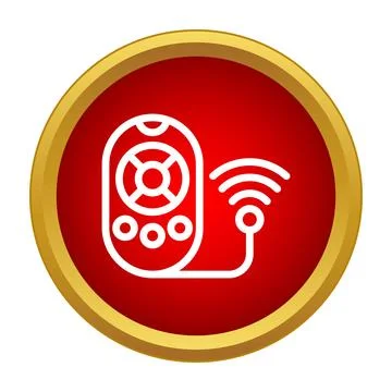Remote control transmitting wireless signal technology icon Stock-Illustration