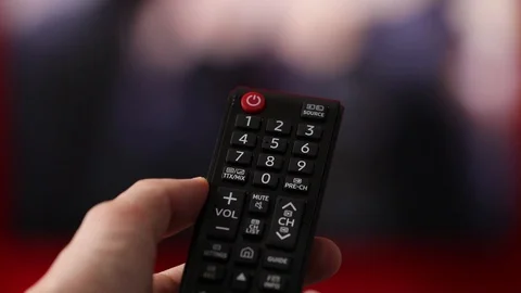 Remote Control For TV Vídeos de archivo 103181900