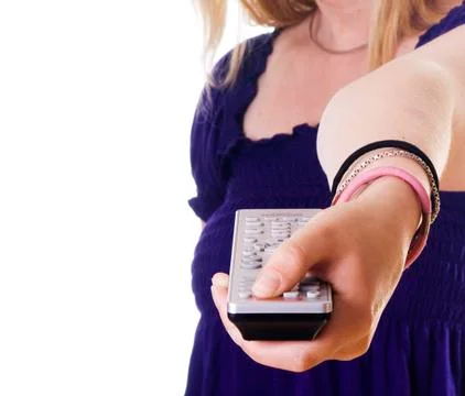 Remote control for tv Stock Photos