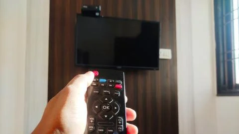 Remote control for TV Stock Photos