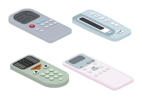 Remote control tv vector remoted controller television channel technology media 스톡 일러스트