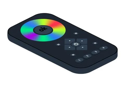 Remote control tv vector remoted controller television channel technology media 스톡 일러스트