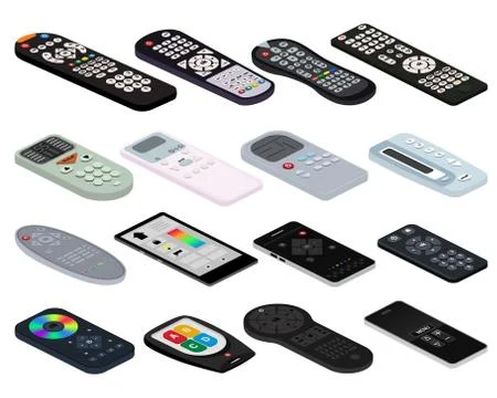 Remote control tv vector remoted controller television channel technology media 스톡 일러스트