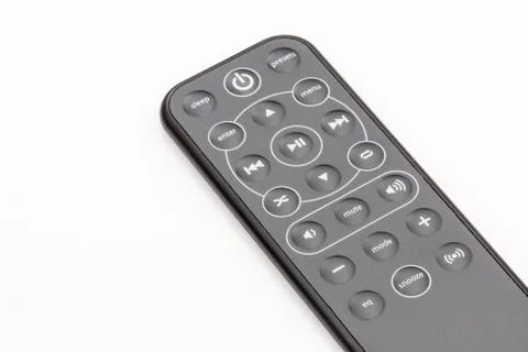 Remote control on a white background. Stock Photos