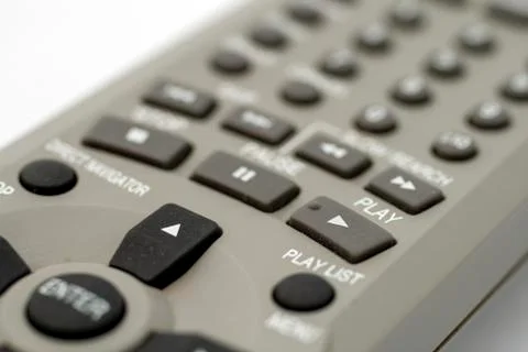 Remote control on a white background Stock Photos