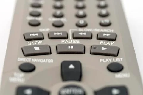 Remote control on a white background Stock Photos