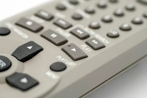 Remote control on a white background Stock Photos