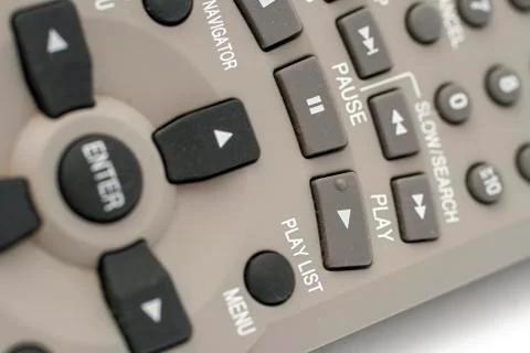 Remote control on a white background Stock-Fotos