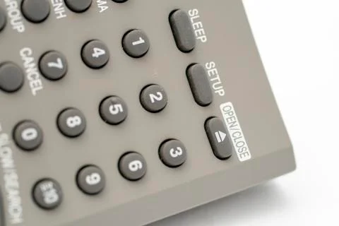 Remote control on a white background Stock Photos