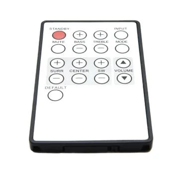 Remote control on white Stock Photos