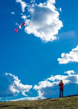Remote control of wind energy Foto stock
