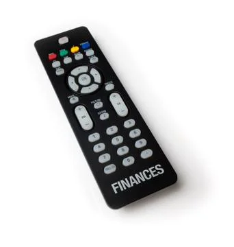 Remote Control For Your Finances Stock Photos