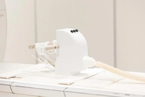 Remote Controlled Manipulator robot hand for biopsy in MRI scan device Stock Photos