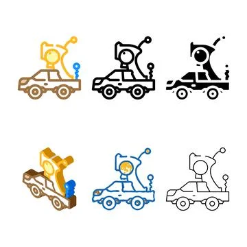 Remote controlled toy child clean color icon vector Stock Illustration