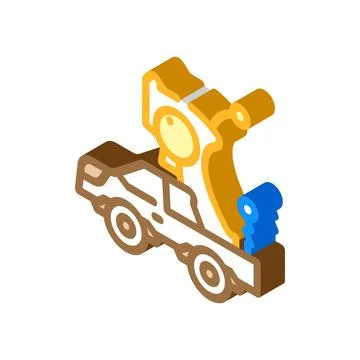 Remote controlled toy child isometric icon vector illustration Stock Illustration