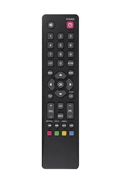 Remote controller on white background Stock Photos