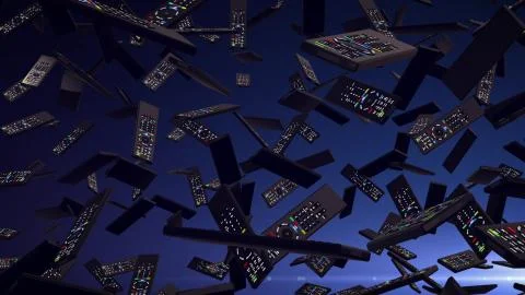 Remote controllers Stockillustratie