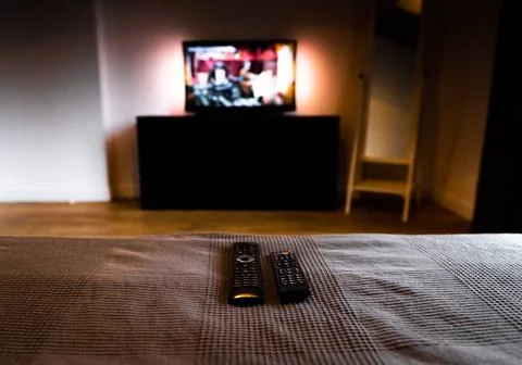 Remote Controls for Wireless Smart Television, DVD, DVB-T2, K1, KI Plus, K... Stock Photos