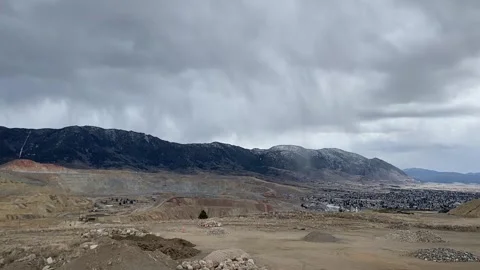 Remote Copper Mine Stock Footage 275101332