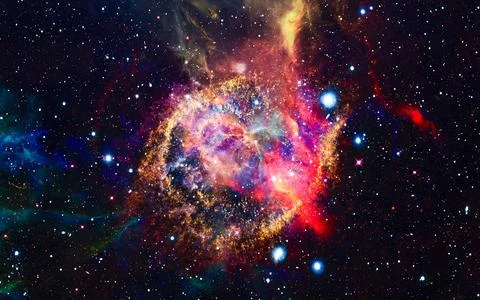 A remote corner of the universe Stock Illustration