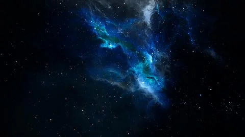 A remote corner of the universe Stock Illustration