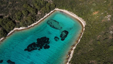 Remote Croatian bay Stock Footage 116781566