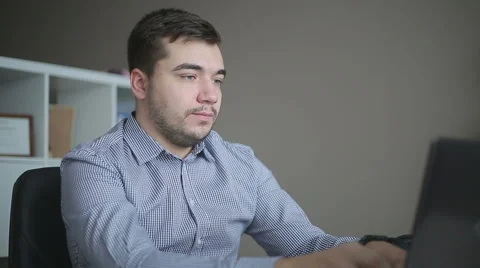 Remote designer work with laptop Stock Footage 66255669