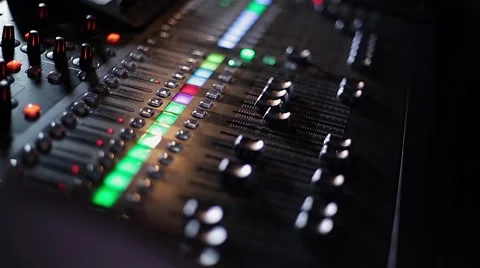 Remote Director of Sound Stock Footage 59973605