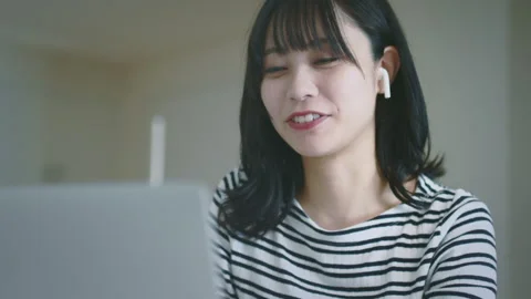 Remote female worker Stock-Footage 161879139