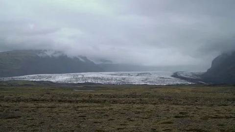 Remote glacier field in Iceland Video stock 72331845