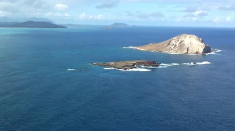Remote Hawaiian Islands Video stock 10596667