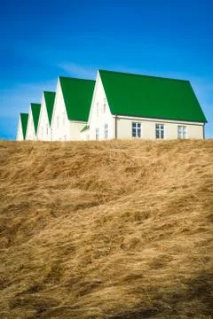 A Remote Hostel in Iceland Stock Photos