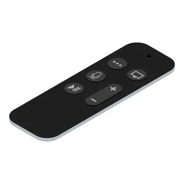 Remote icon, isometric style Illustrazione stock