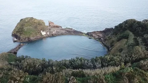 Remote island aerial Video stock 105031319