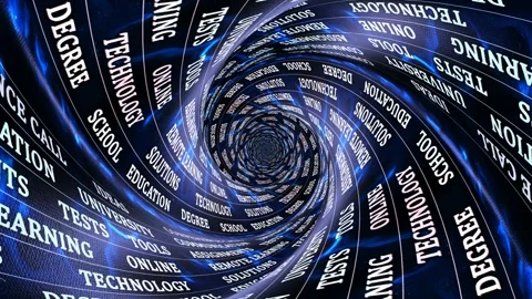 REMOTE LEARNING Keywords Animation, Background, Loop 库存影片 304927210
